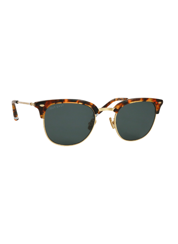 Culloden Sunglasses Tortoise Acetate And Metal Blue Grey Sunglasses by Out East Eyewear – Don't Panic Shoes