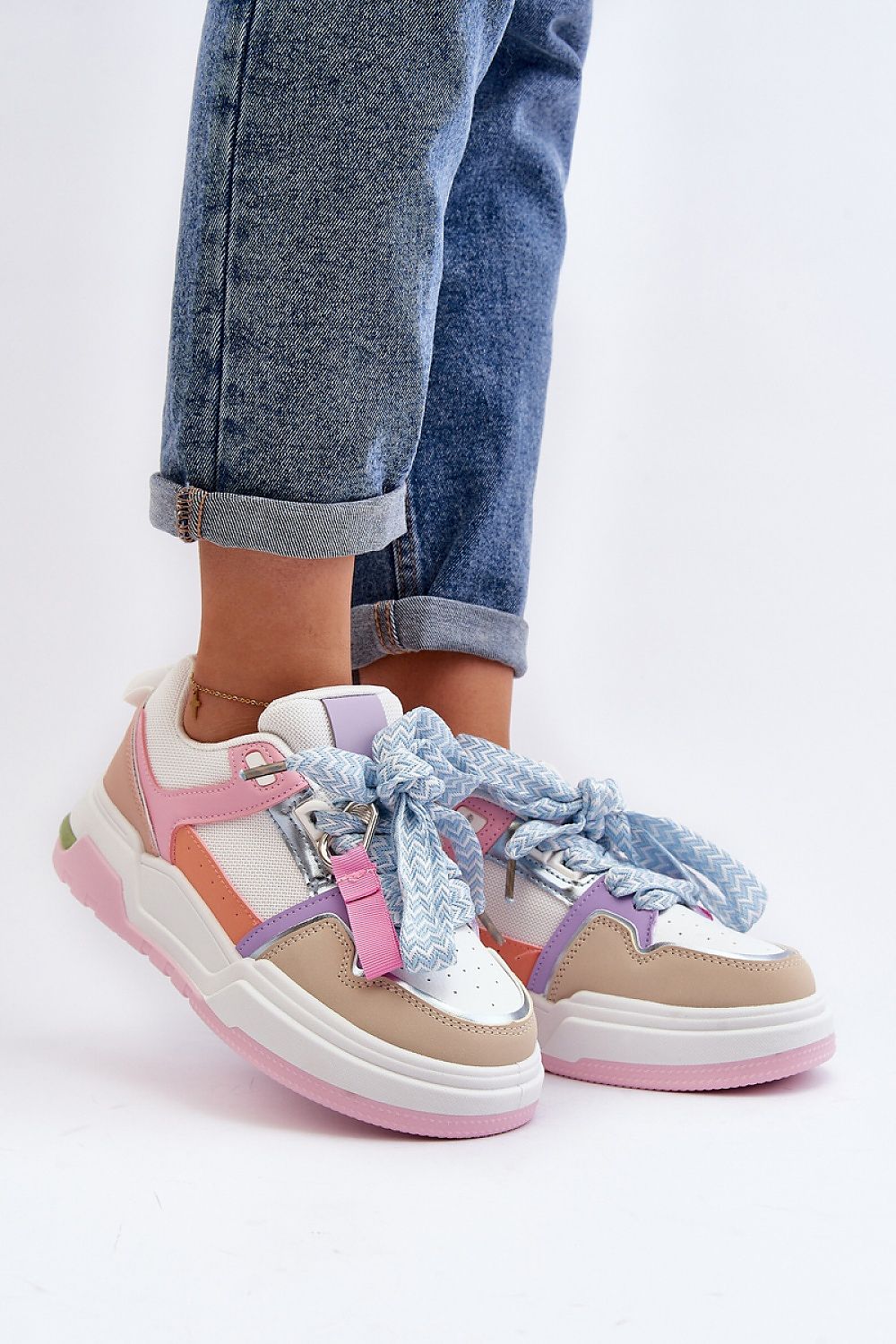 Ermena Lace-Up Platform Sneakers