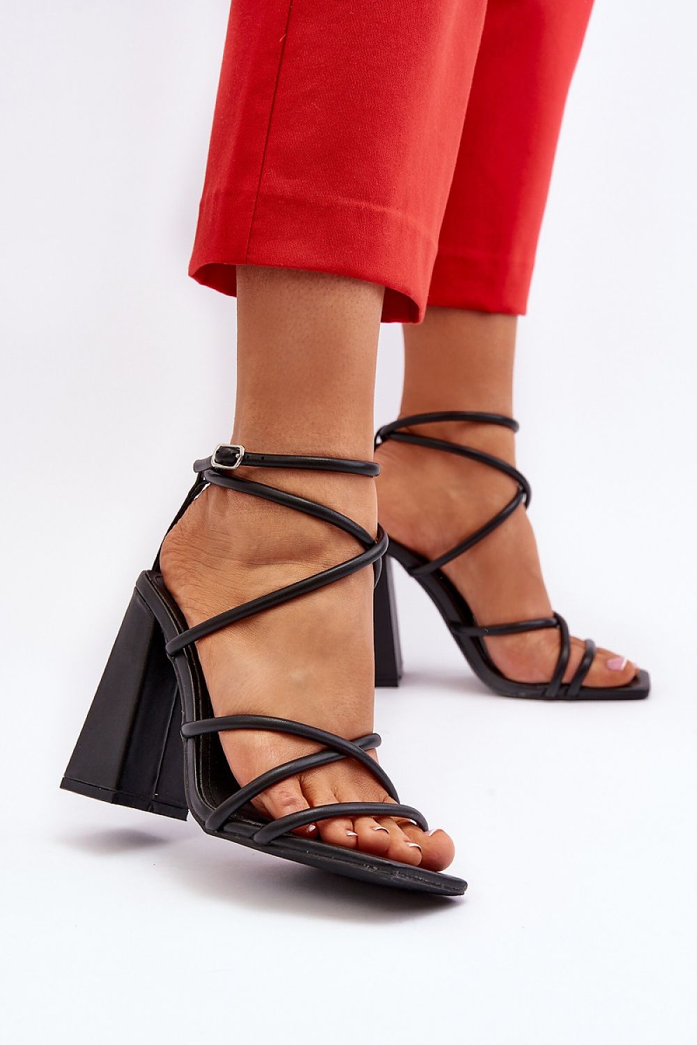 Eliore High Heel Buckled Sandals