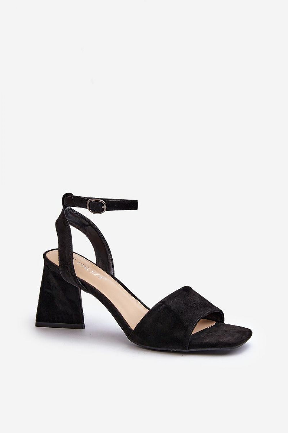 Solavine High Suede Strap Sandals
