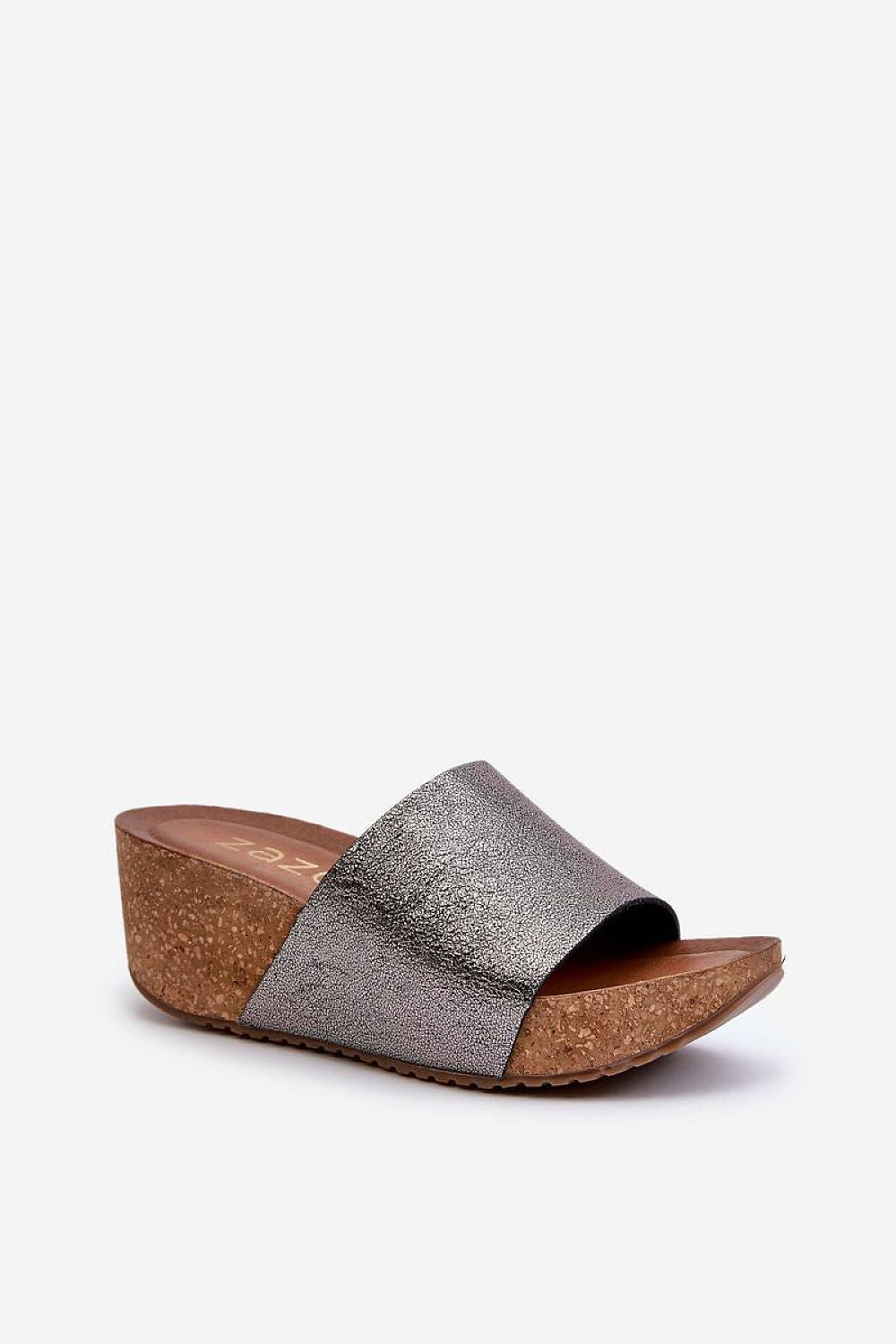 Mirano Leather Wedge Flip-Flops