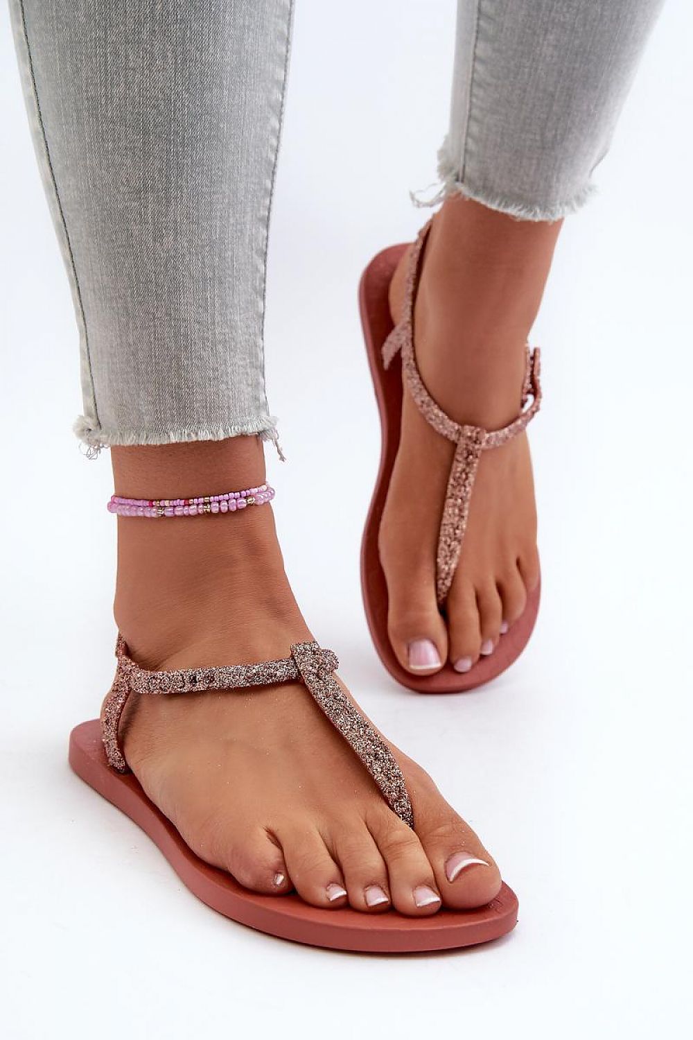 Zirelli Buckled Shine Sandals