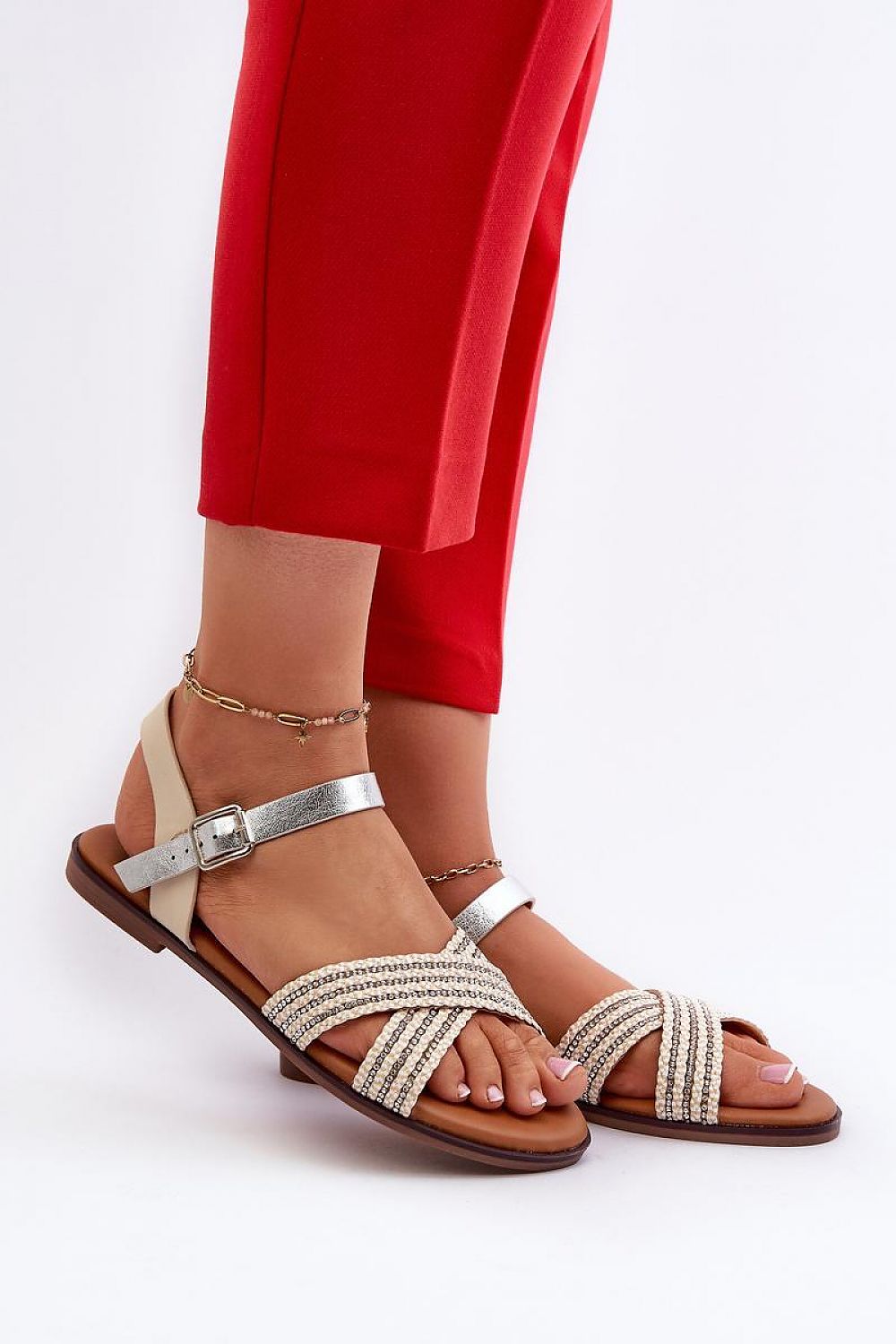 Serelvia Minimal Strap Sandals