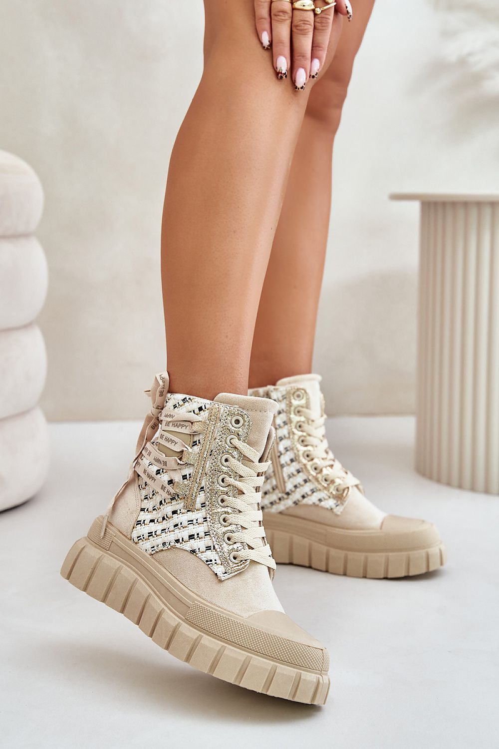 Vernala High Platform Sneakers