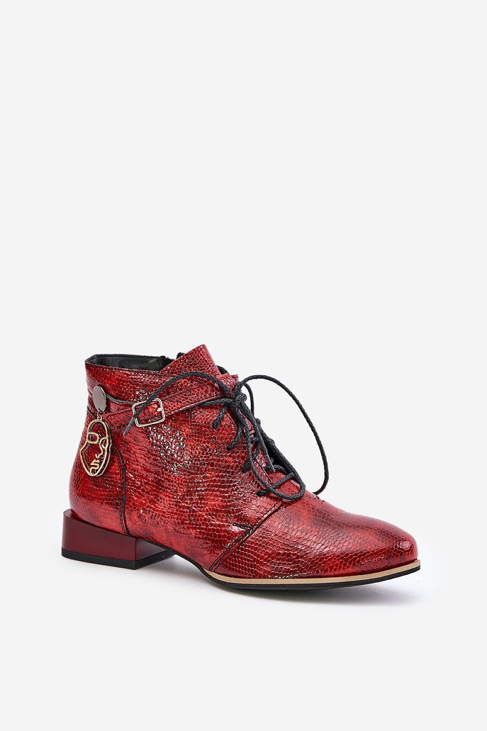 Tessara Leather Lace-Up Boots