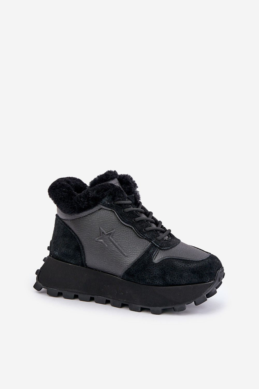 Alverra Winter Leather Sneakers