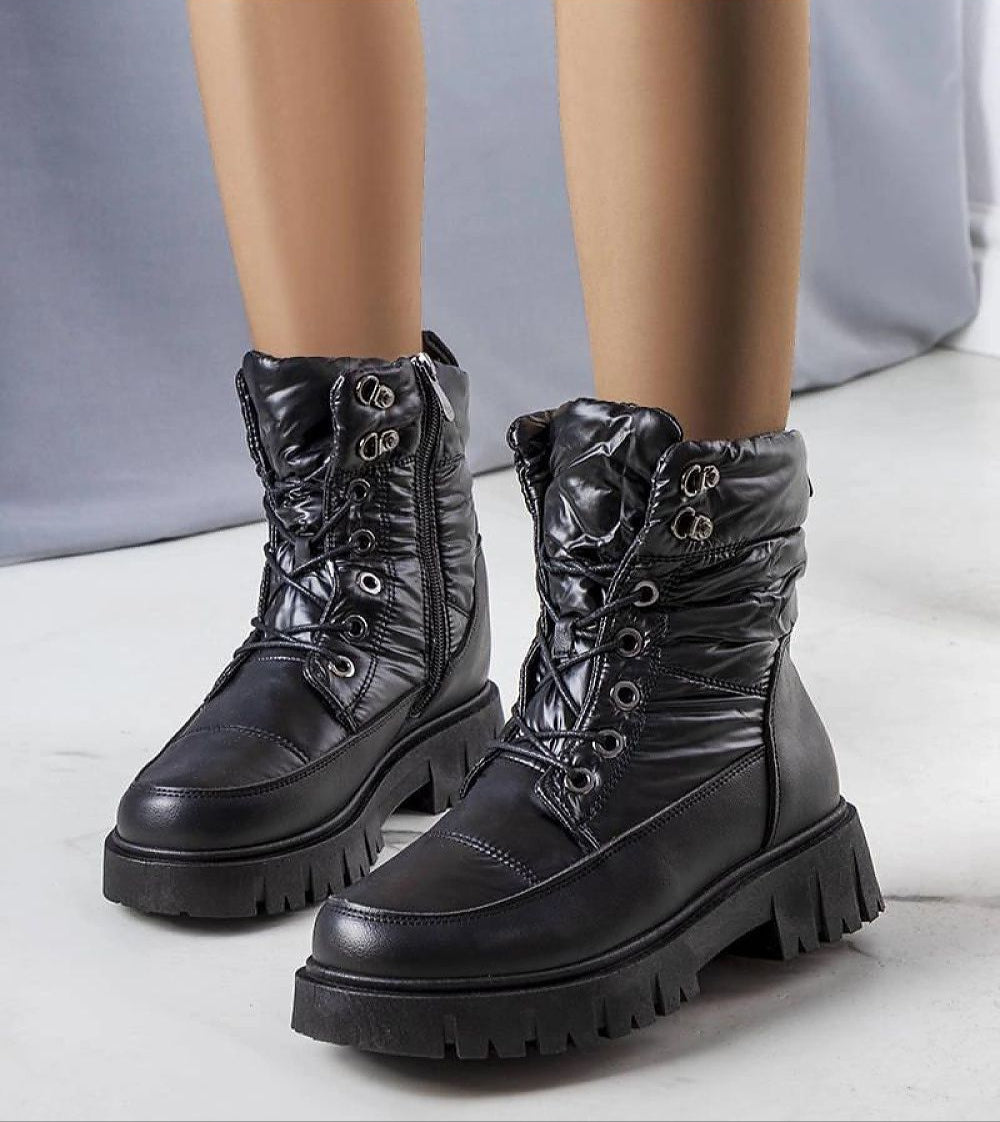 Andlina Snow Boots Fur Lined Waterproof Vegan Leather