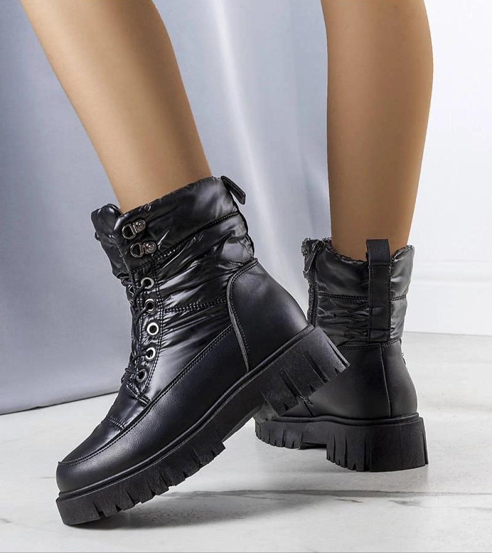 Andlina Snow Boots Fur Lined Waterproof Vegan Leather