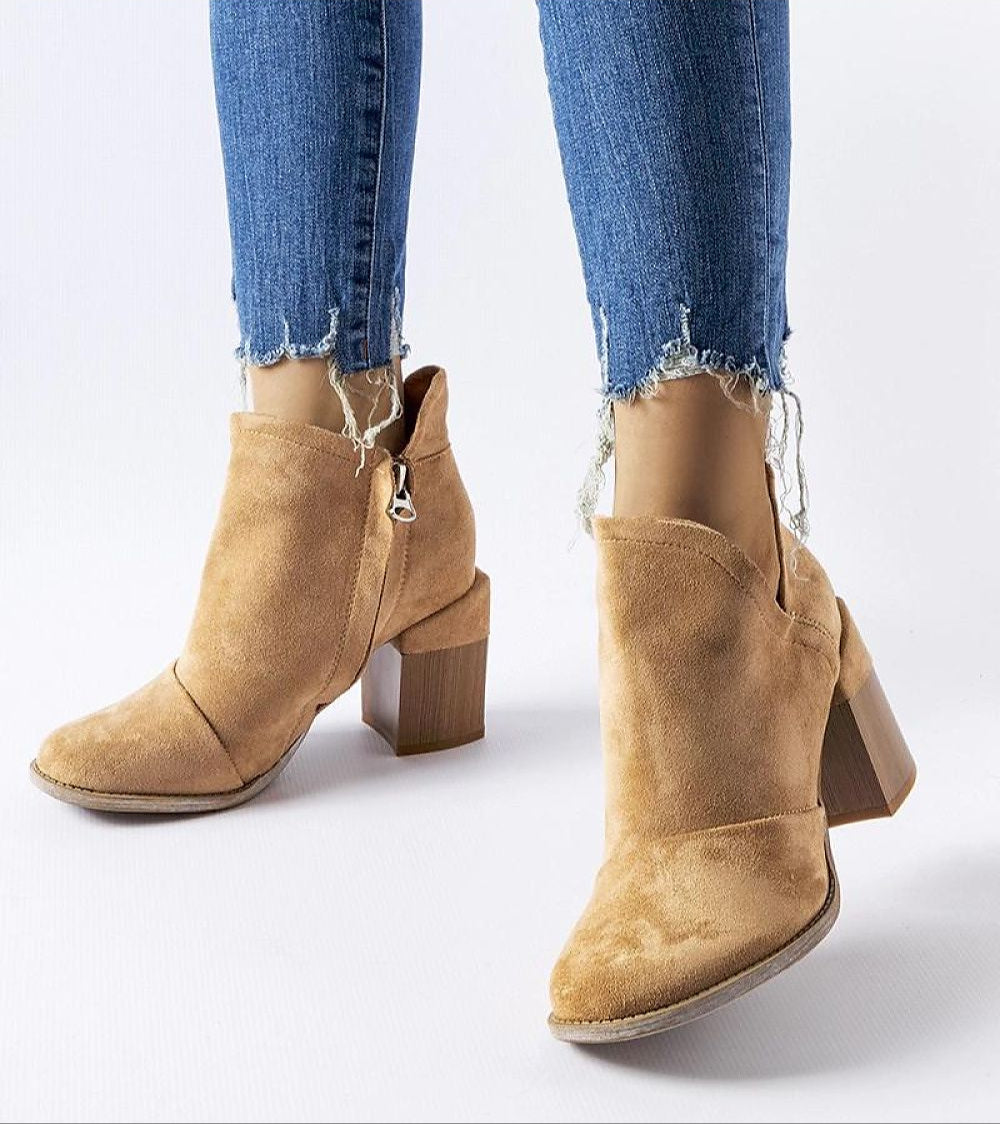 Artemisia Eco Leather Heel Boots