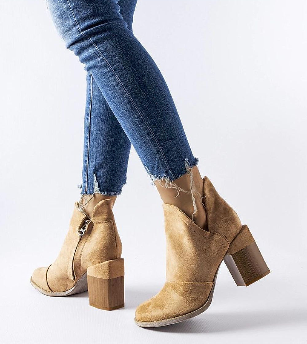 Artemisia Eco Leather Heel Boots