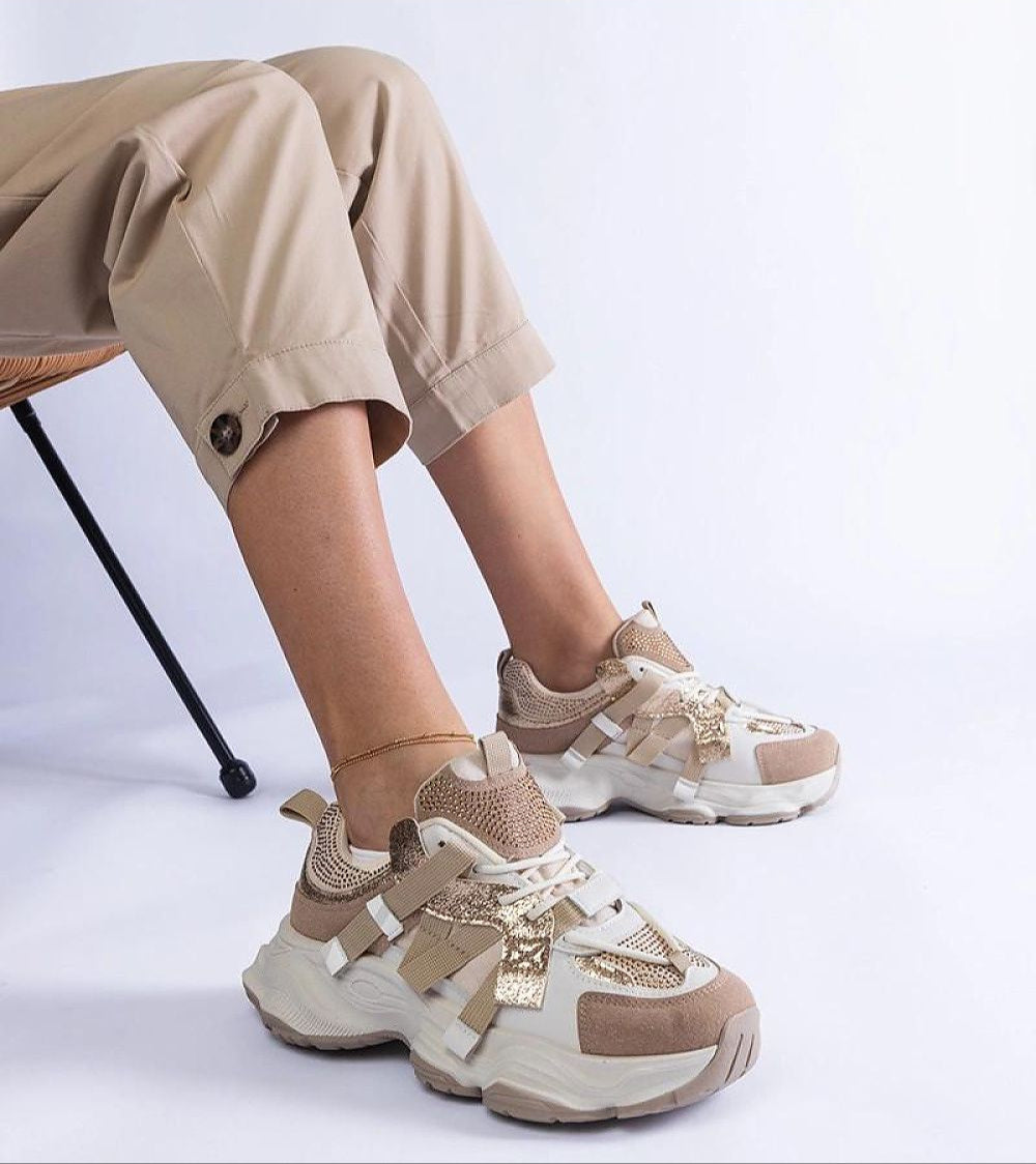 Avessia Elevated Suede Accent Sneakers