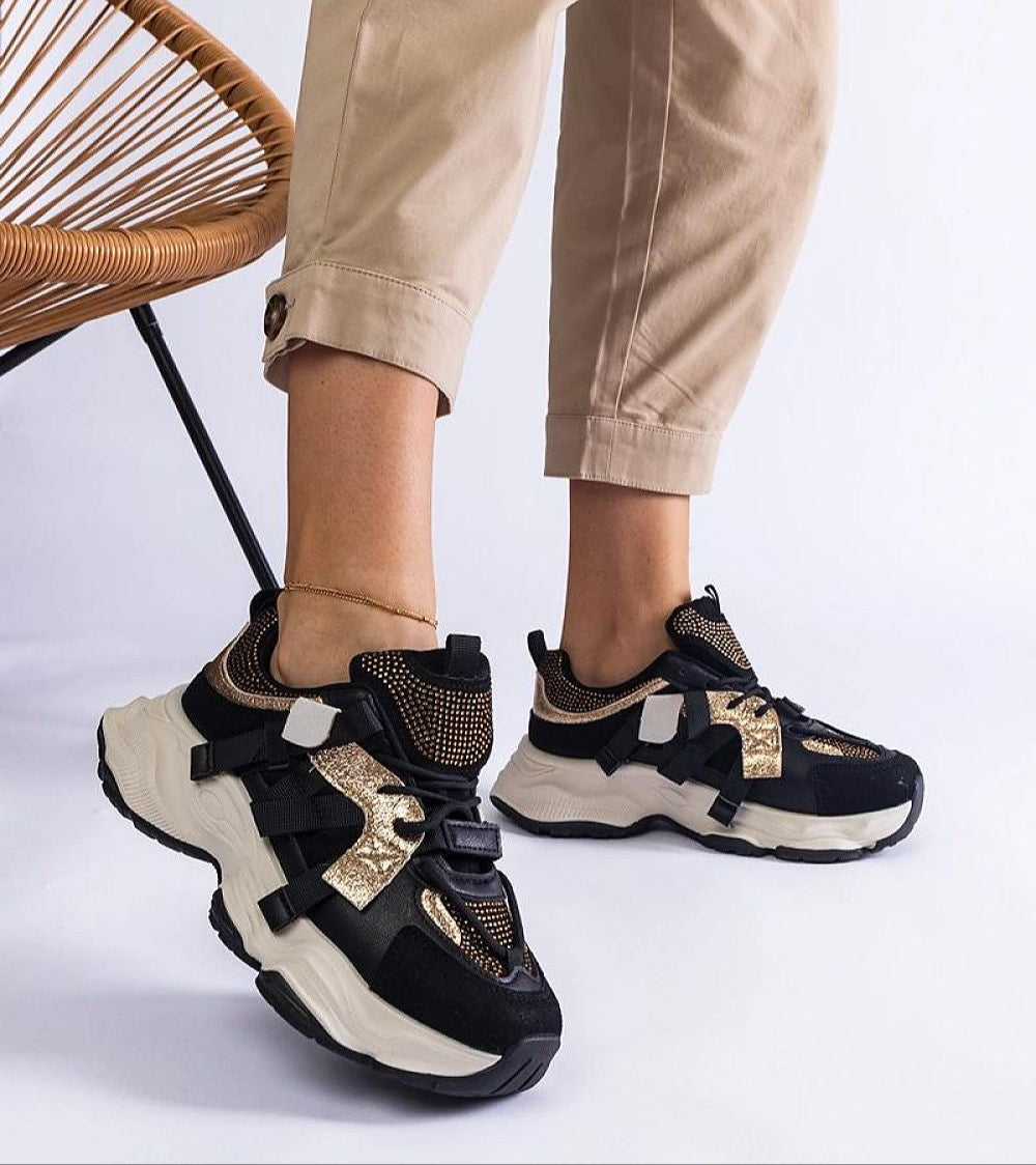 Avessia Elevated Suede Accent Sneakers