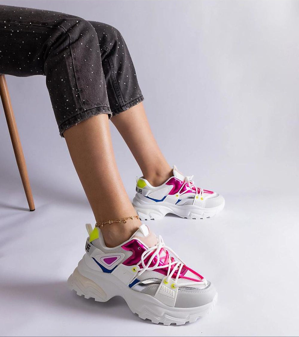 Selvyna Contrast Sport Sneakers