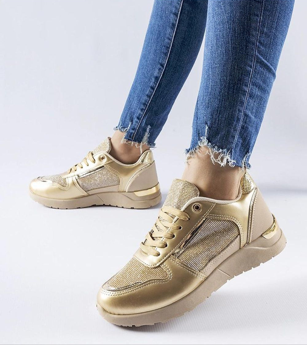 Facondo White Lace-Up Sneakers for Women