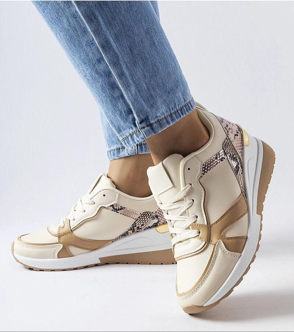 Nerelda Lace-Up Wedge Sneakers