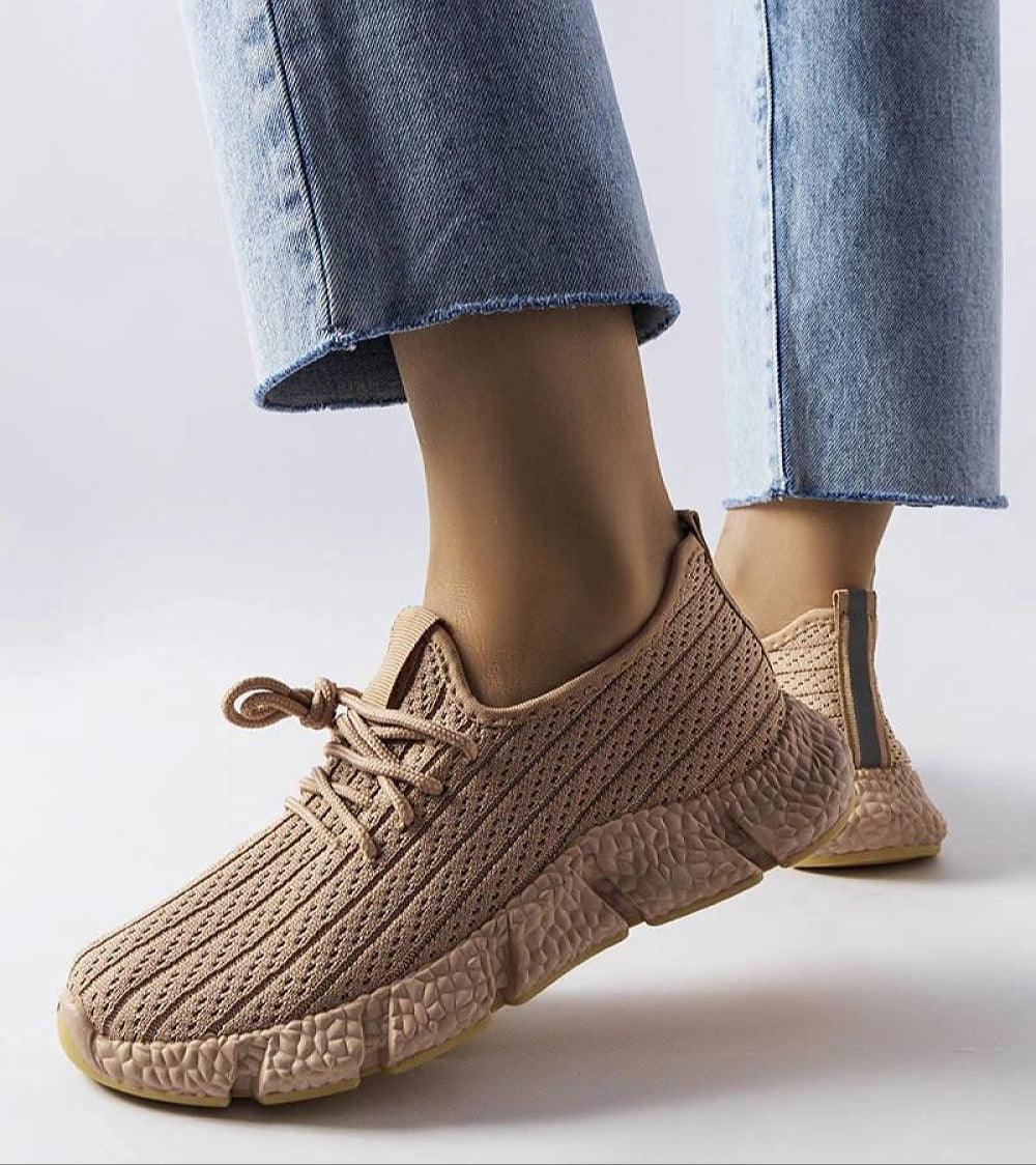 Belaria Beige Summer Sport Sneakers