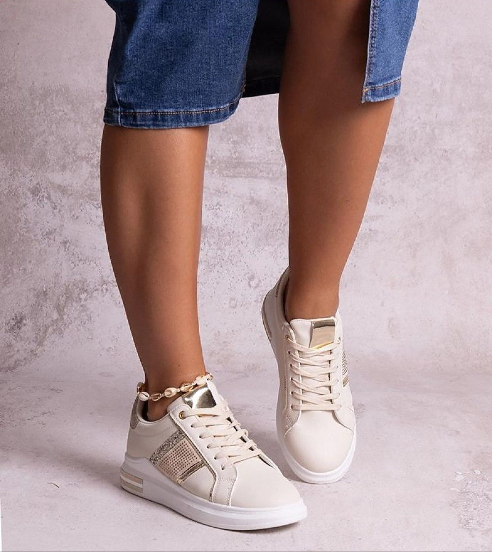 Meralla Rhinestone Platform Sneakers