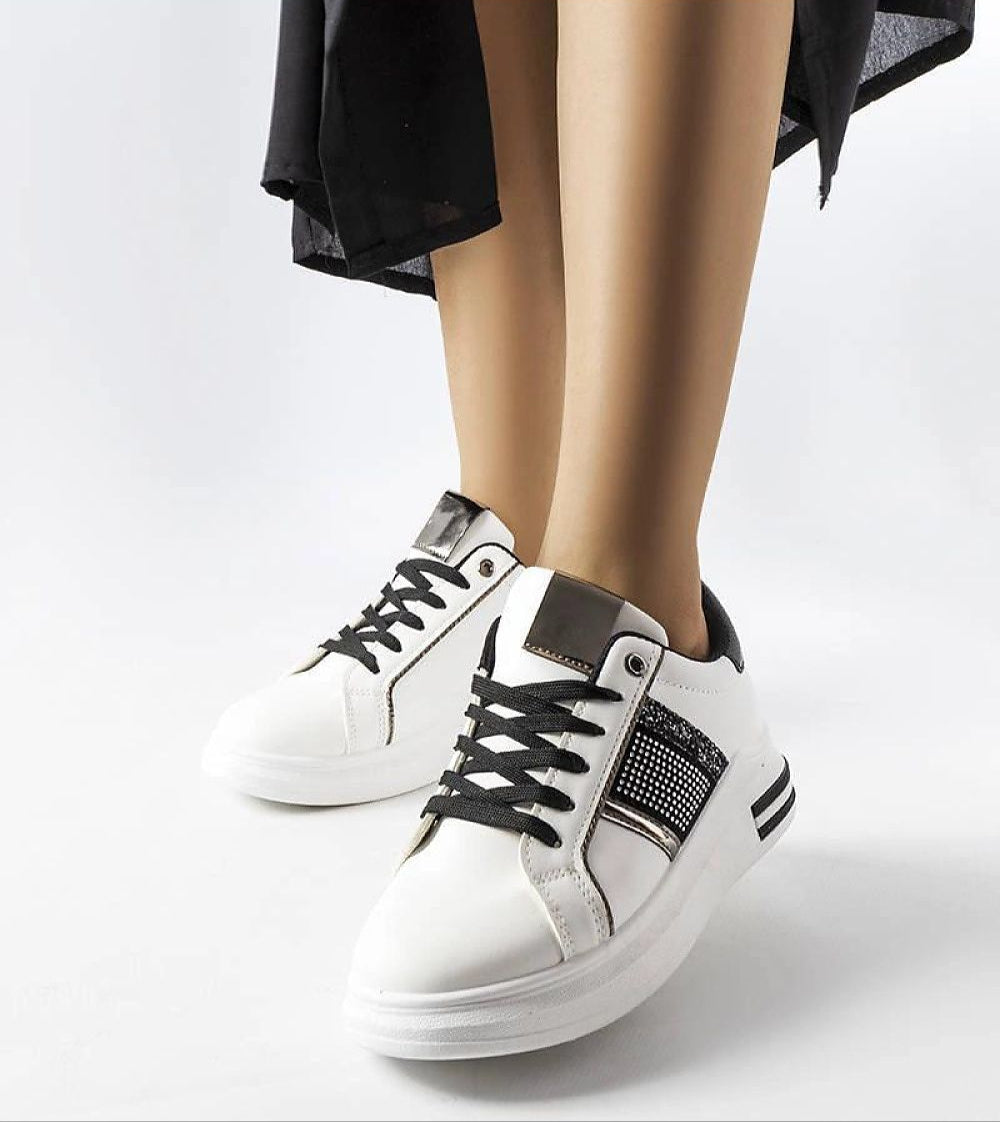 Meralla Rhinestone Platform Sneakers