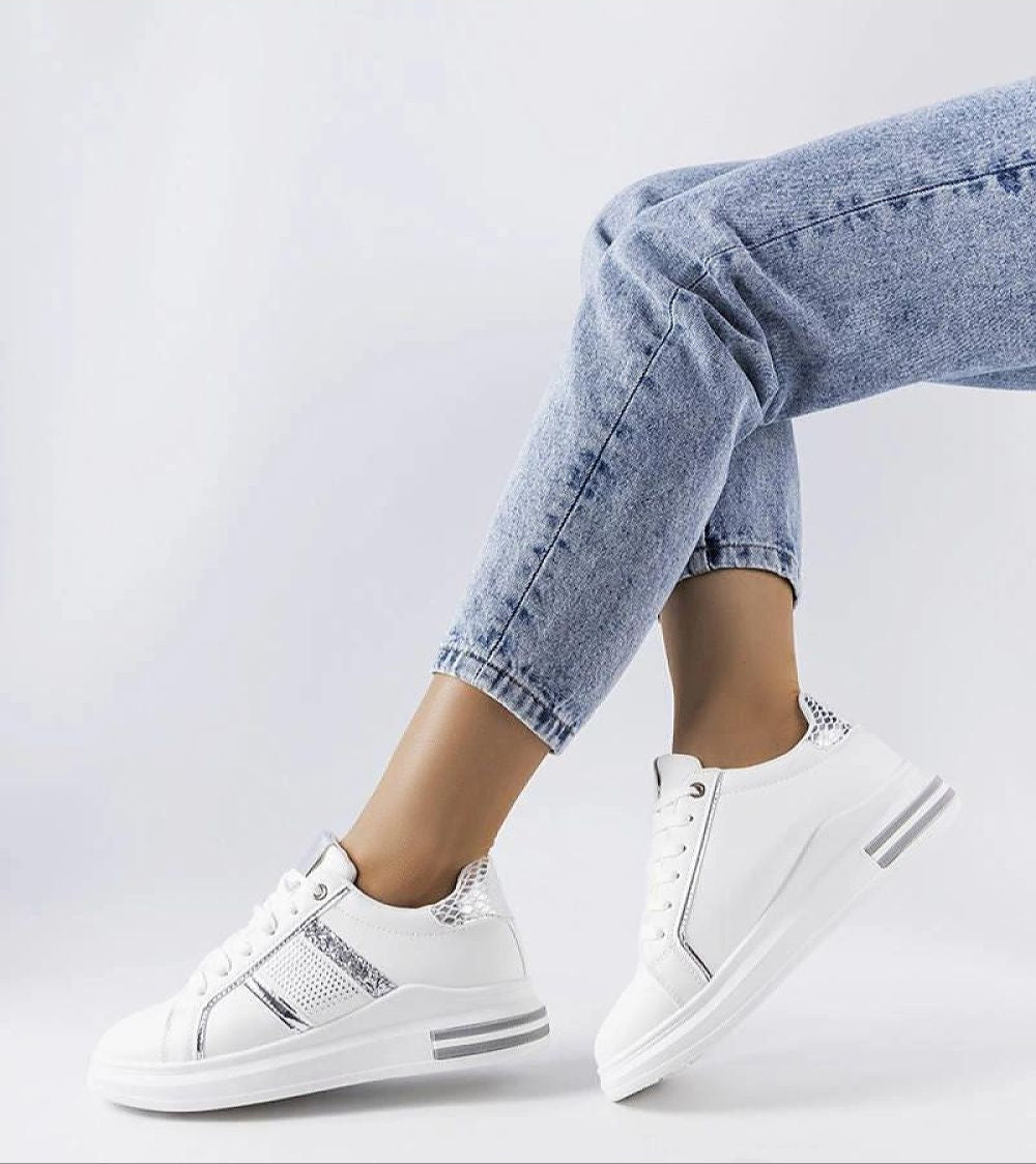 Meralla Rhinestone Platform Sneakers