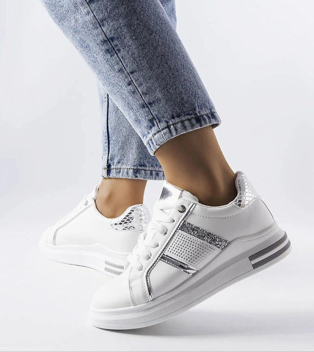 Meralla Rhinestone Platform Sneakers