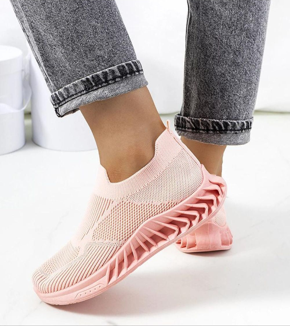 Zavella Slip On Breathable Sport Knit Lightweight Sneakers
