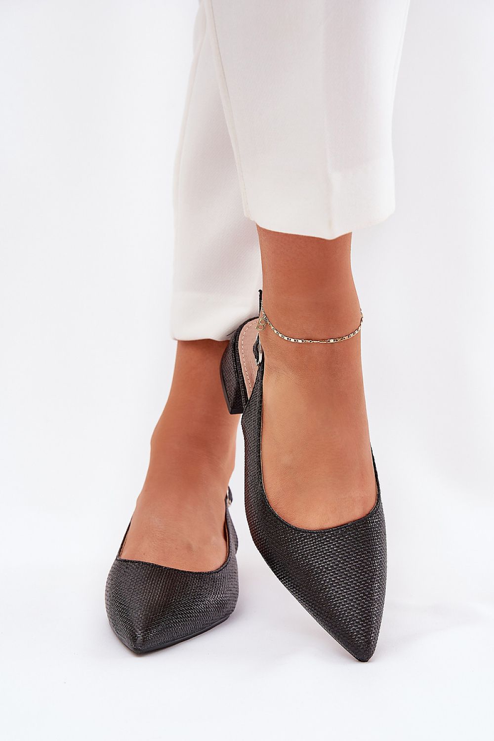 Merdalia Pointed-Toe Woven Sandals