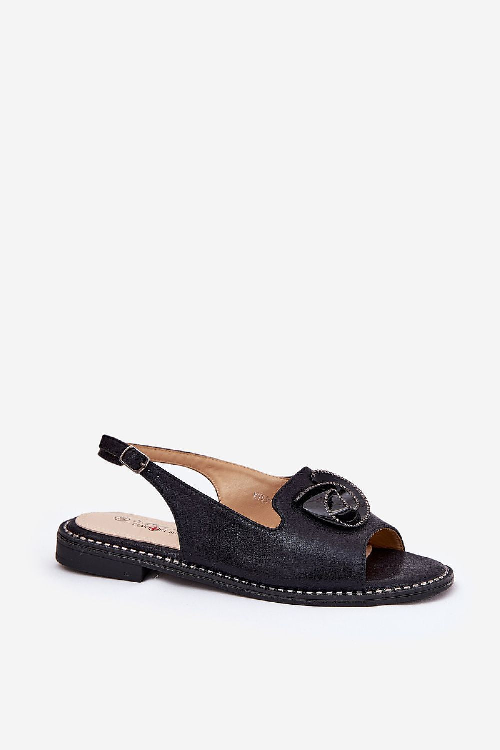 Shiraelle Shimmer Strap Sandals