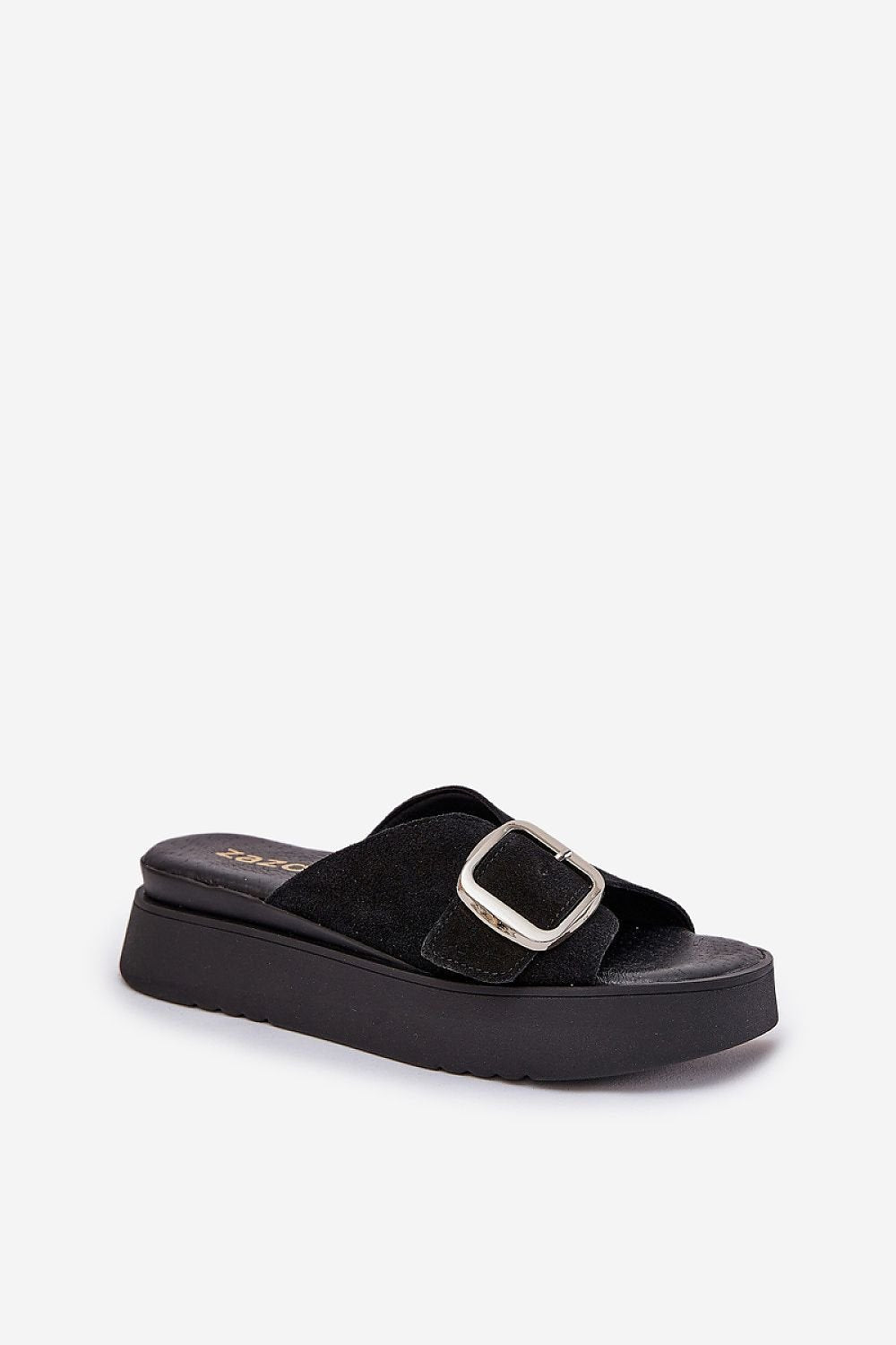 Solva Suede Platform Slides