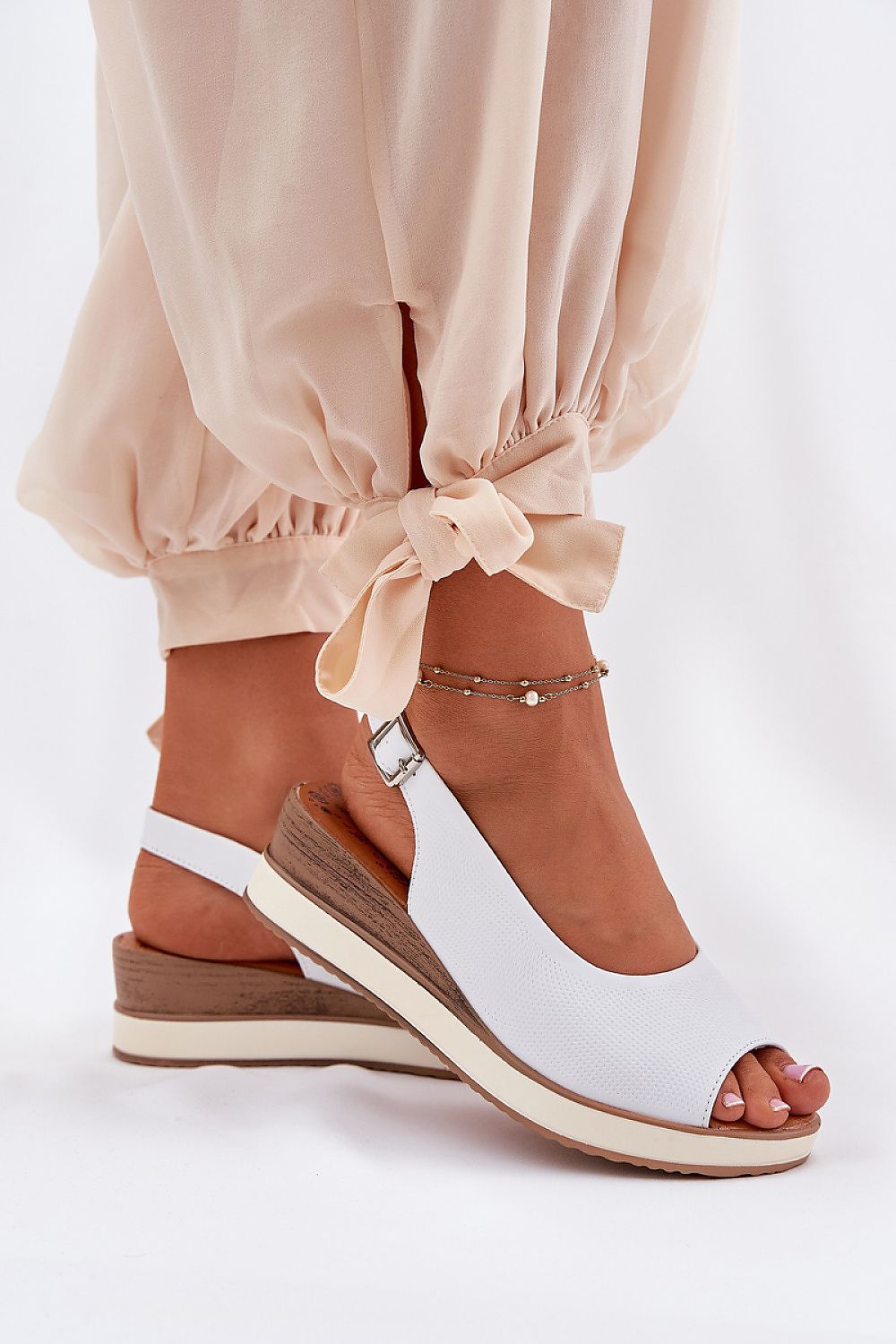 Alvarenne Classic Buckled Wedge Sandals