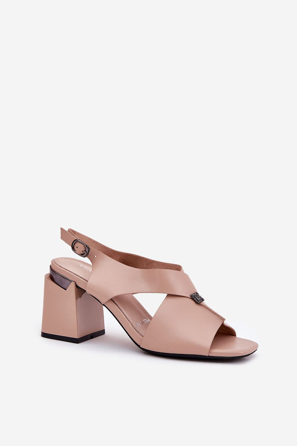 Lunavine Column Heel Sandals with Accent