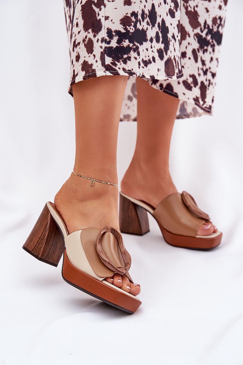 Mirellane Buckled Platform Heel Sandals