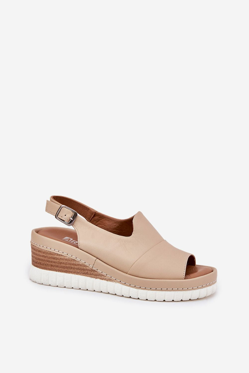 Nirellia Classic Wedge Leather Sandals