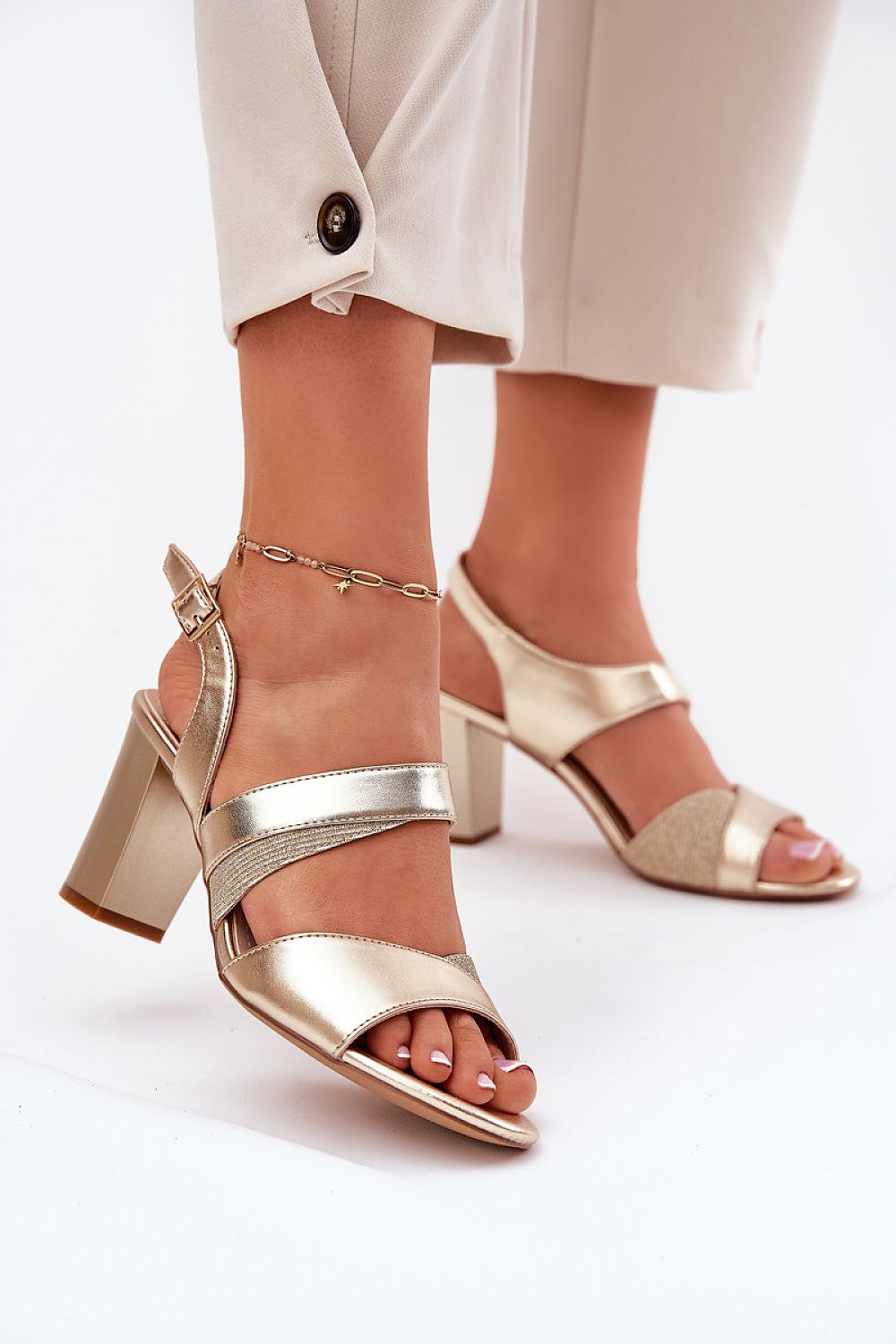 Aurelisse Column Heel Occasion Sandals