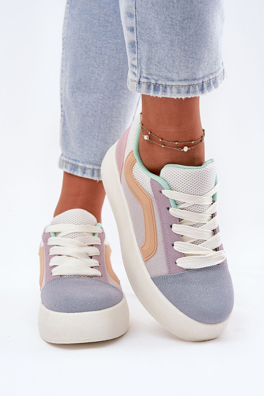 Ravelin Suede Platform Sneakers