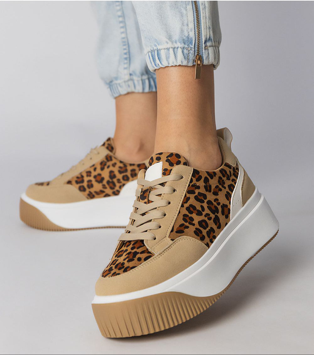 Voretta Panther Platform Sneakers