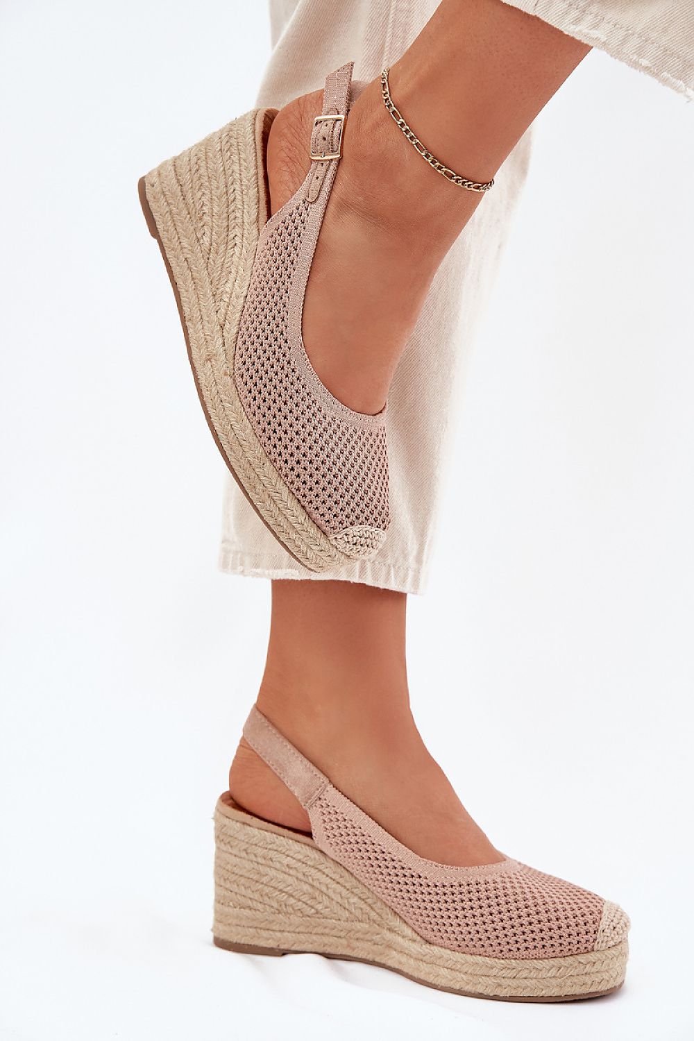Liravine Braided Wedge-Toe Sandals