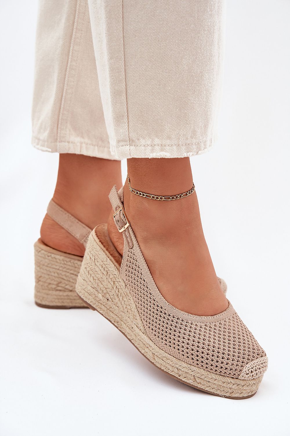 Liravine Braided Wedge-Toe Sandals