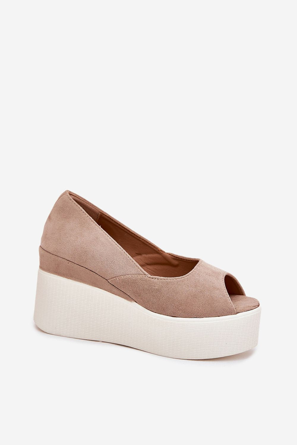 Velunara Covered Wedge Suede Sandals