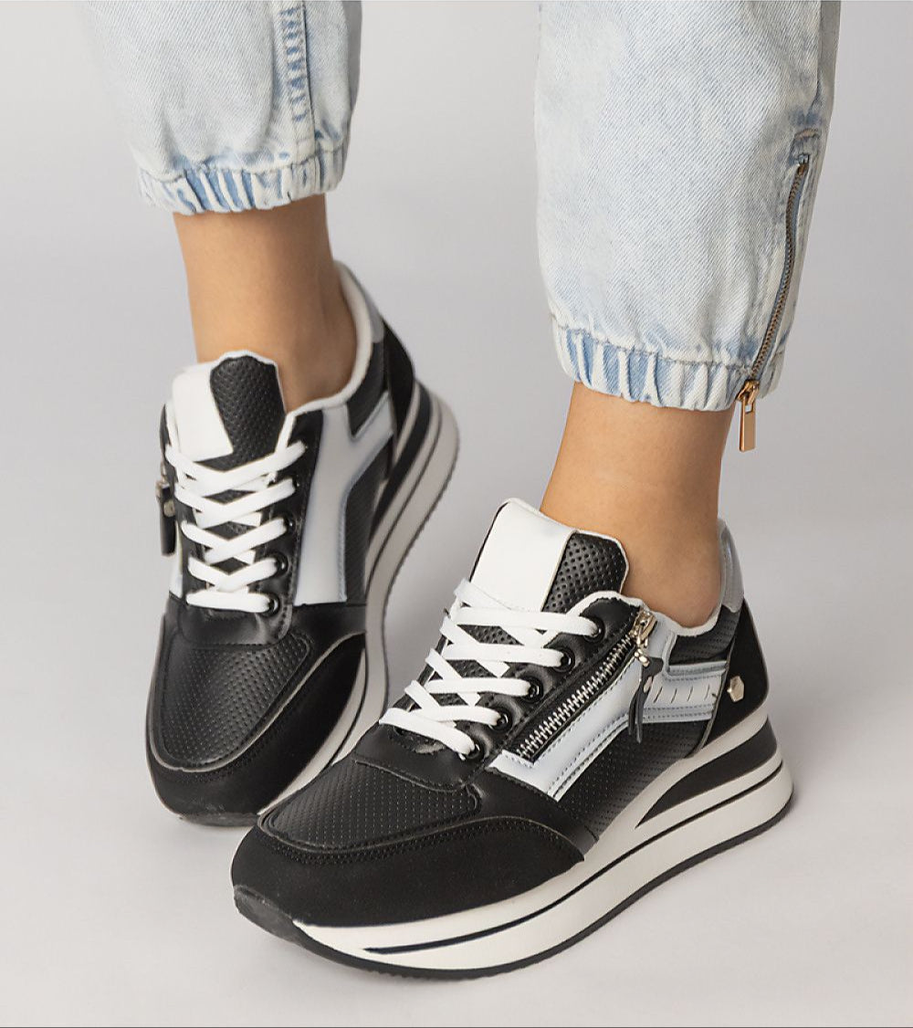 Vorelle Zip-Up Sneakers