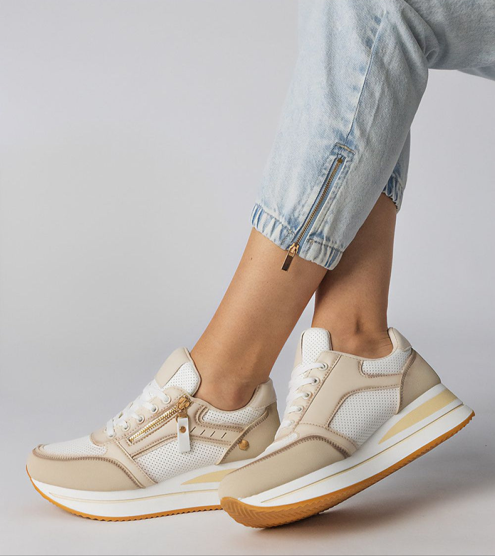 Vorelle Zip-Up Sneakers