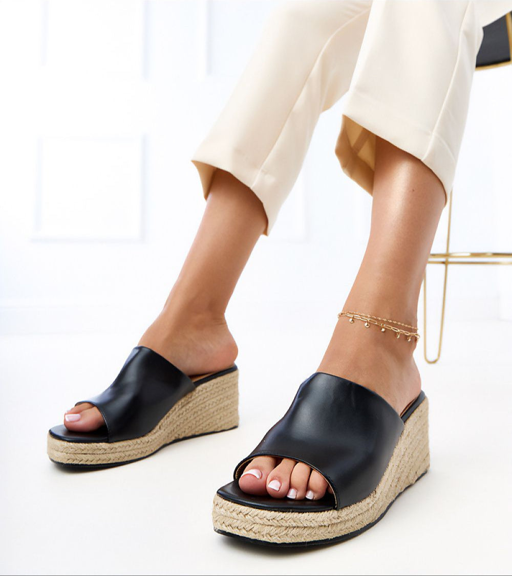 Avessa Espadrille Wedge Slides