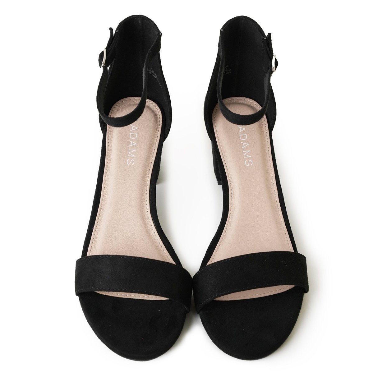 Daisy | Black Suede Heels by J.Adams – Don't Panic Shoes