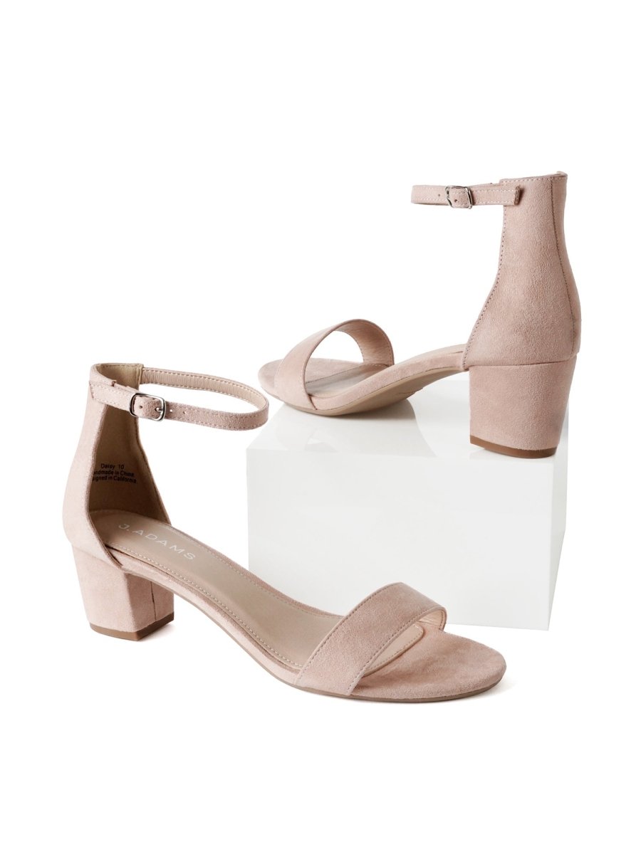 Daisy | Dusty Rose Heels by J.Adams – Don't Panic Shoes