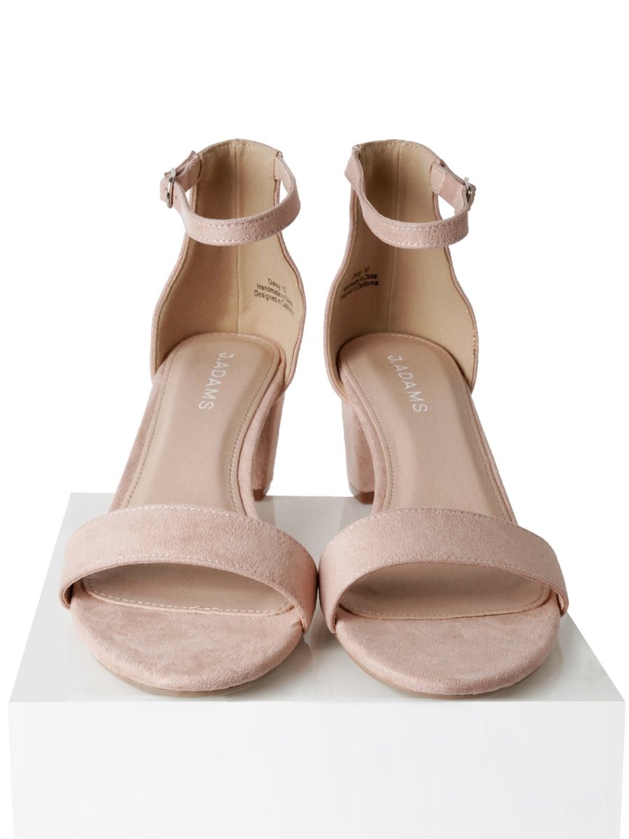 Daisy | Dusty Rose Heels by J.Adams – Don't Panic Shoes