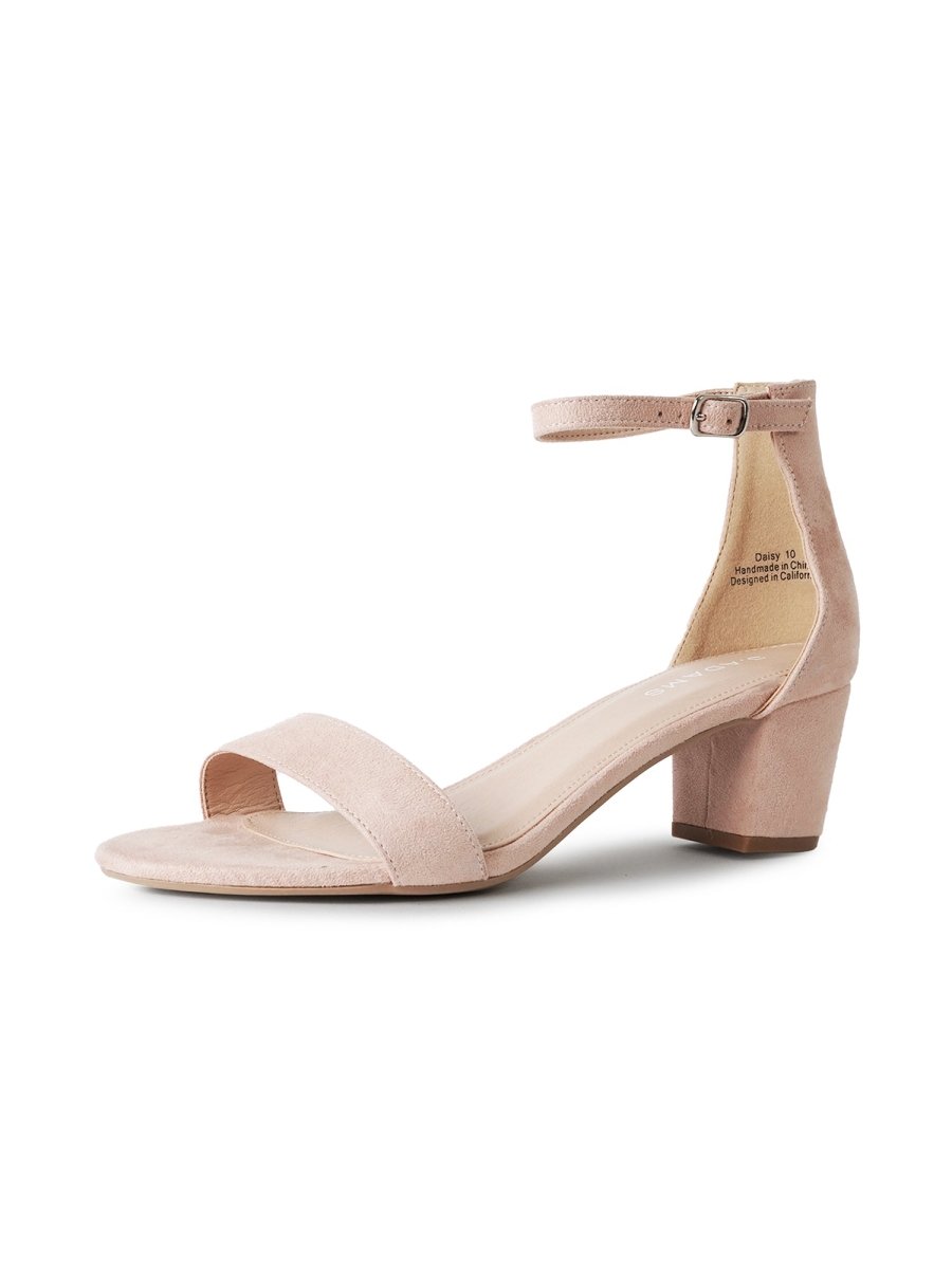 Daisy | Dusty Rose Heels by J.Adams – Don't Panic Shoes