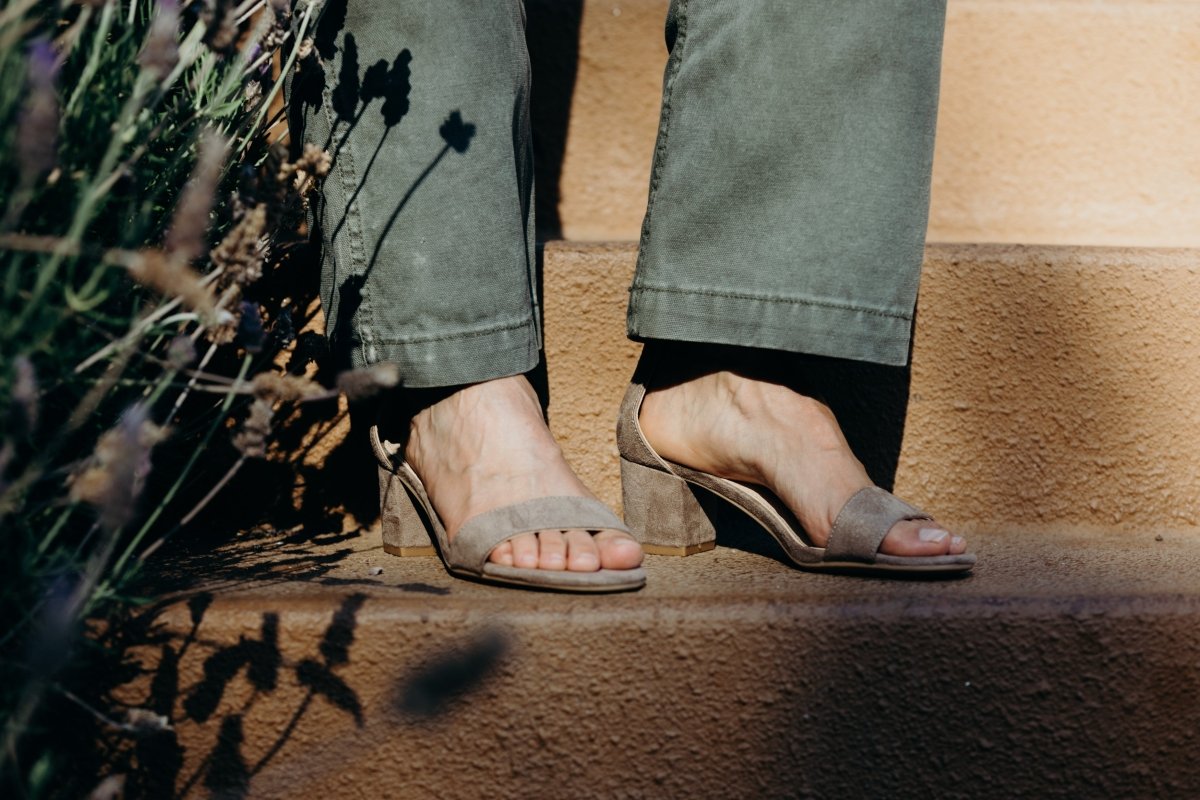 Daisy | Light Taupe Heels by J.Adams – Don't Panic Shoes