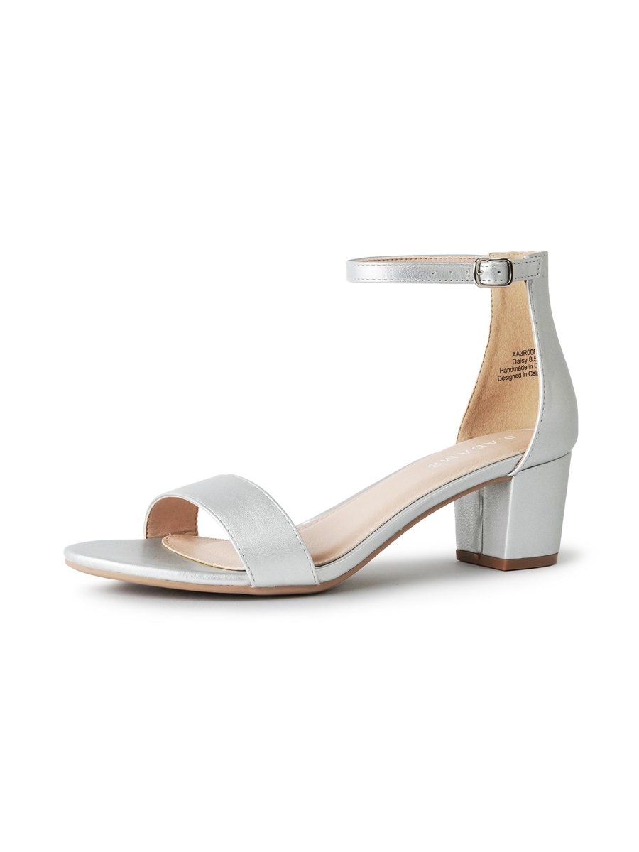 Daisy | Silver Heels by J.Adams – Don't Panic Shoes