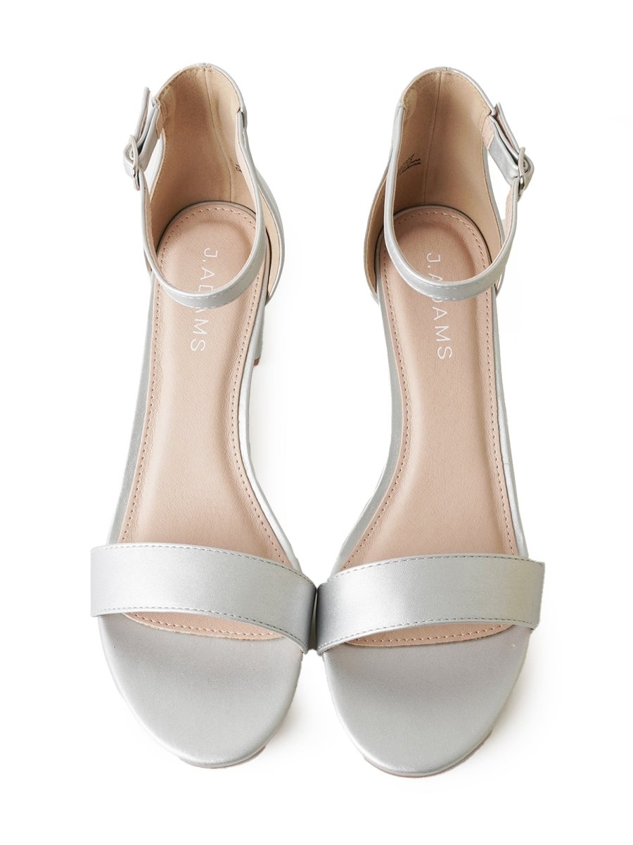 Daisy | Silver Heels by J.Adams – Don't Panic Shoes