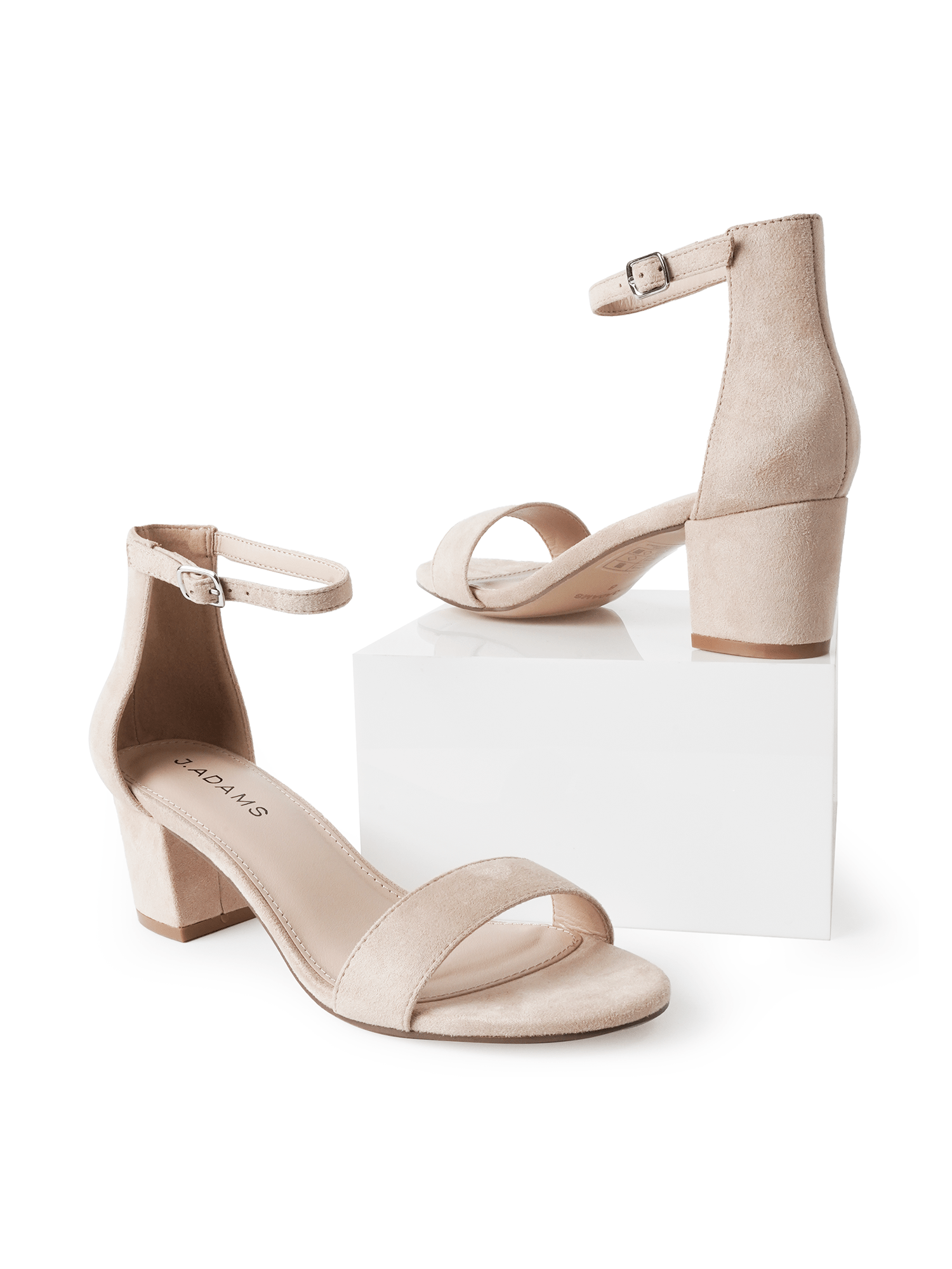 J Adams Shoes Women's Daisy | Light Taupe Suede