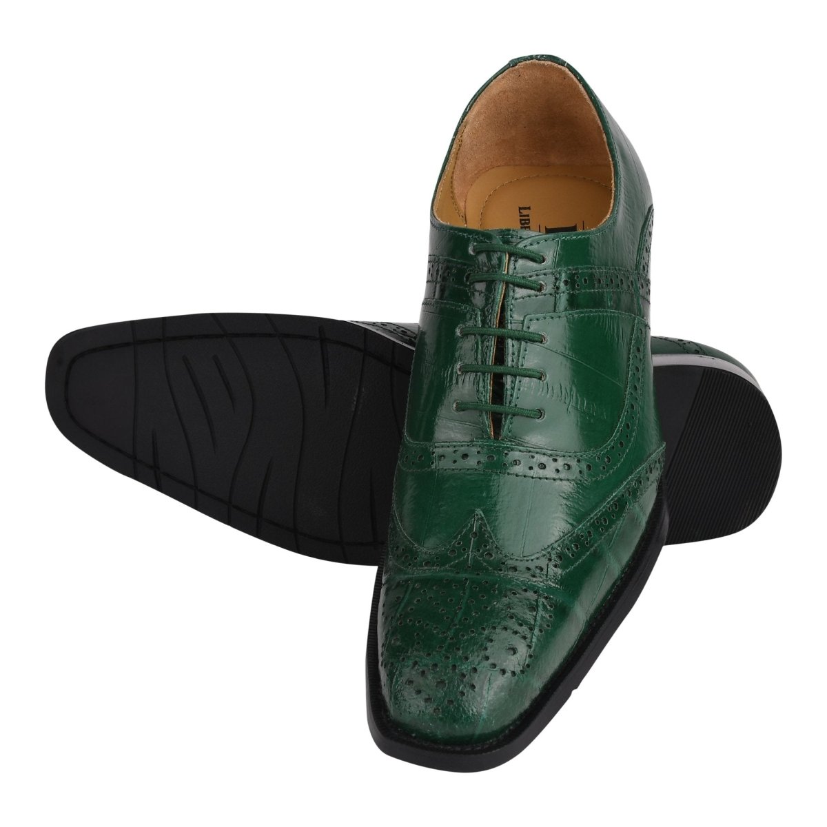 Dallas Genuine Leather Oxford Style Brogue Dress Shoes Shoes by Libertyzeno – Don't Panic Shoes